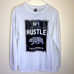 Gildan long sleeve tee